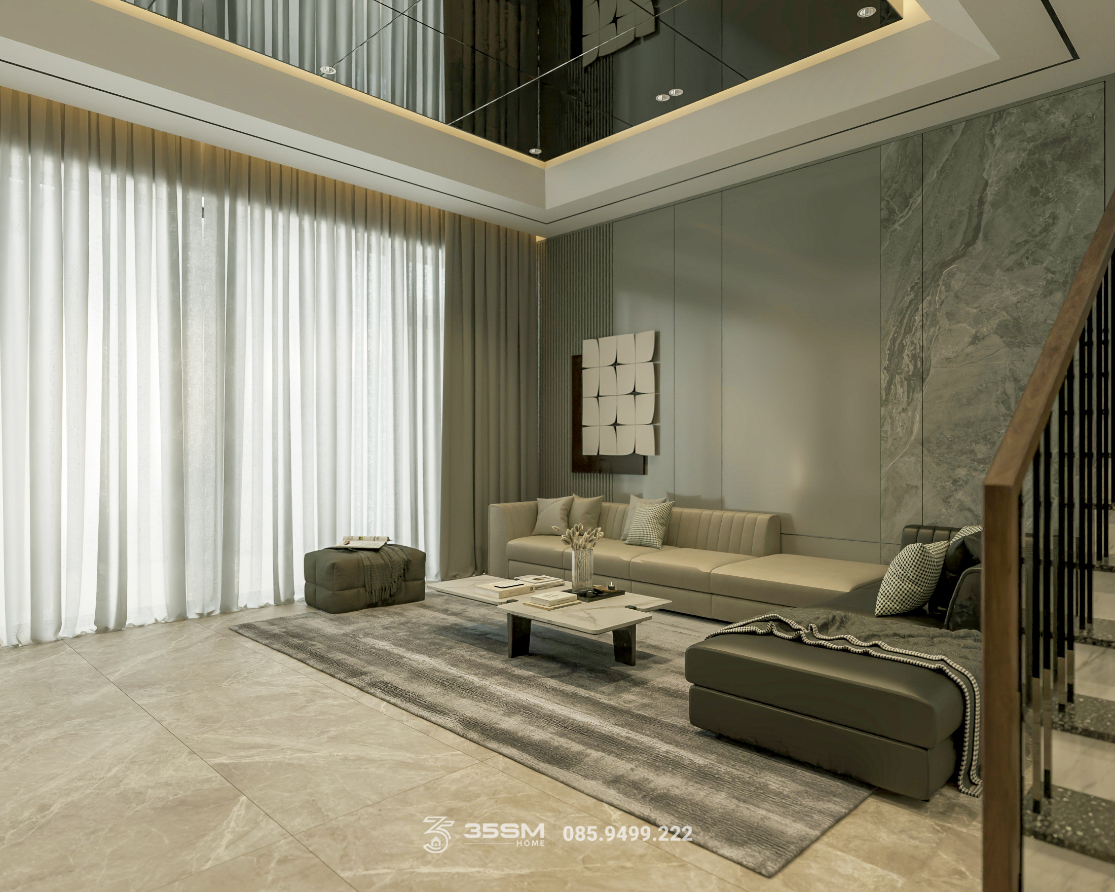 sofa phòng khách hiện đại tại ninh bình