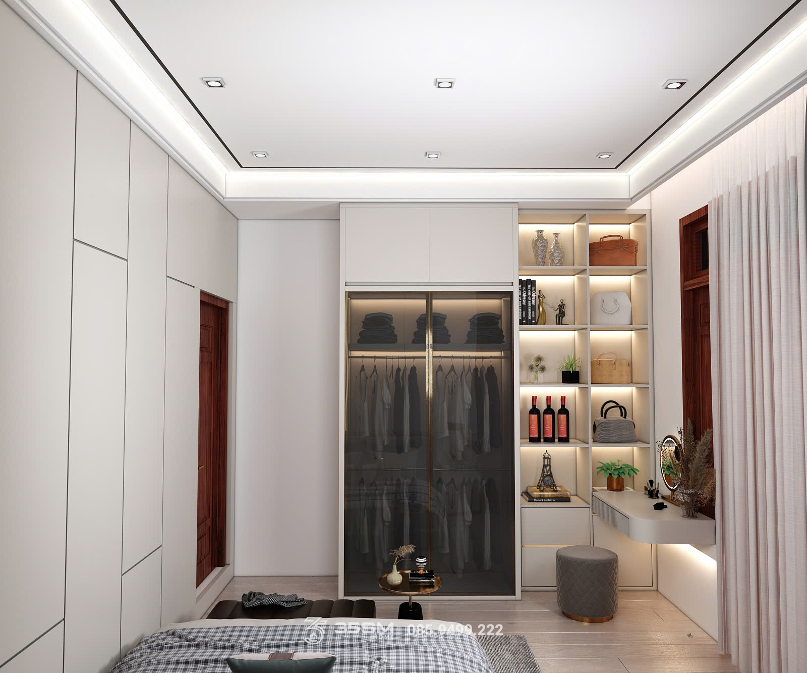 Nội thất phòng ngủ sau cải tạo