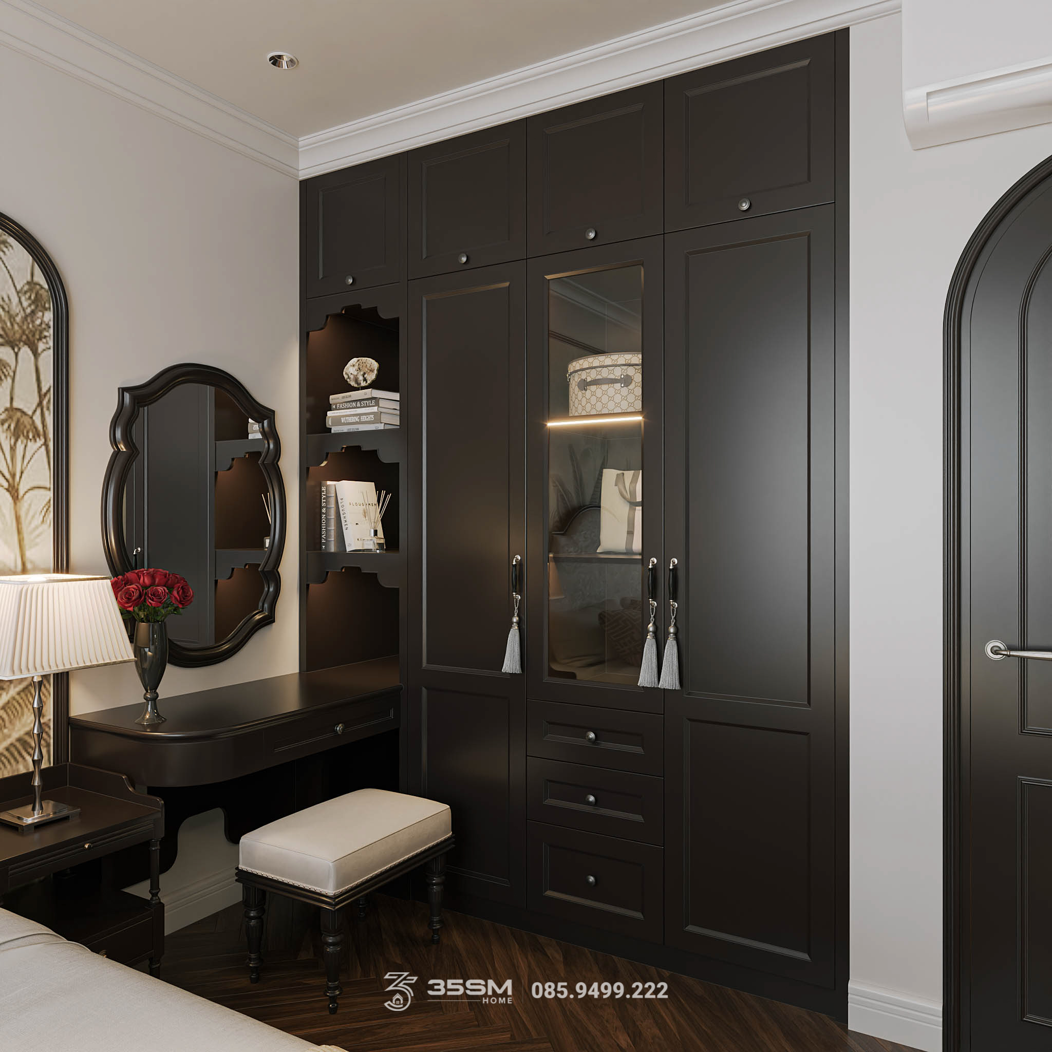 Tủ áo indochine đẹp hiện đại