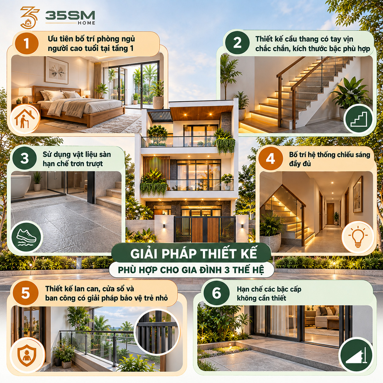 các giải pháp an toàn cho người già và trẻ nhỏ