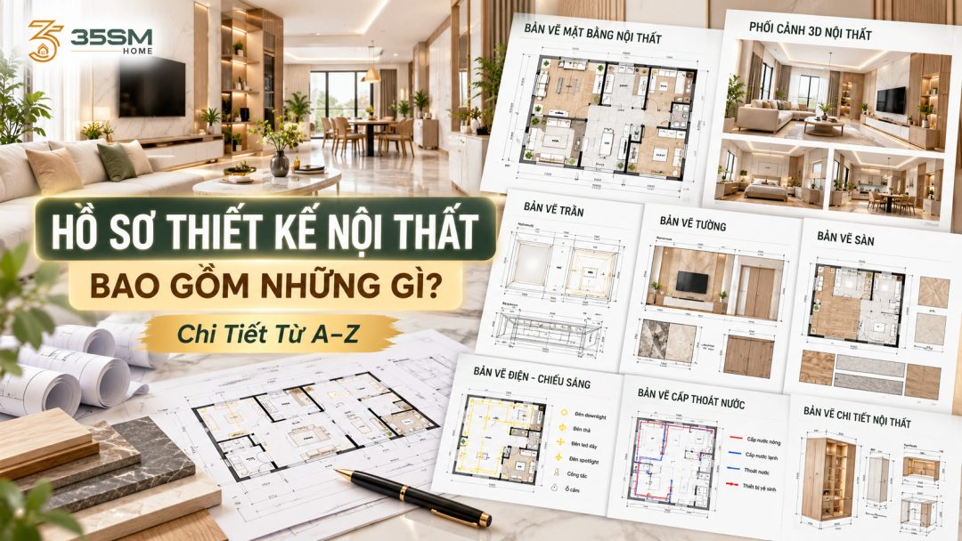 hồ sơ thiết kế nội thất bao gồm những gì